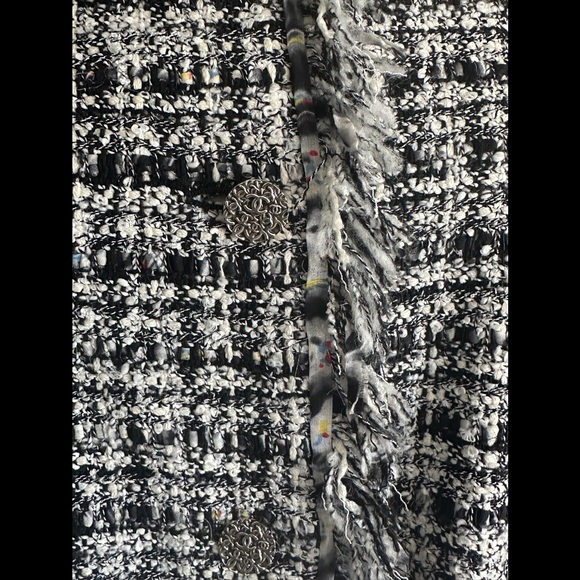 Vintage Chanel La Petite Veste Noire Tweed Jacket - Picture 3 of 11